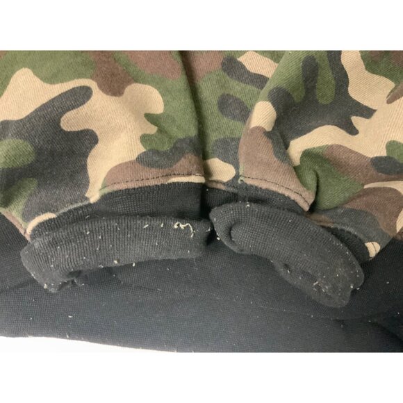 Pro Club Camo Zip-Up Hoodie Heavyweight Cotton Blend Large - Picture 4 of 4